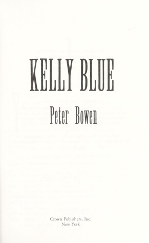 Book cover for Kelly Blue