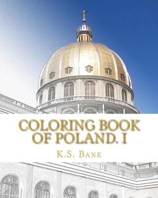 Book cover for Coloring Book of Poland. I