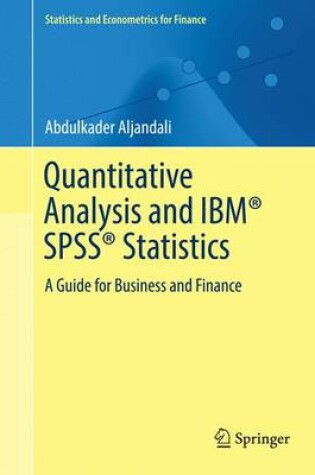 Cover of Quantitative Analysis and IBM (R) SPSS (R) Statistics