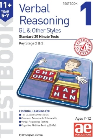 Cover of 11+ Verbal Reasoning Year 5-7 GL & Other Styles Testbook 1