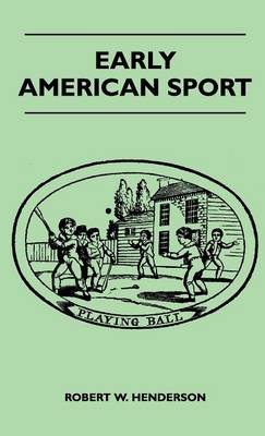 Book cover for Early American Sport