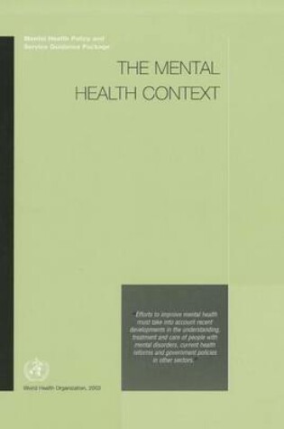 Cover of Mental Health Context
