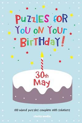 Book cover for Puzzles for you on your Birthday - 30th May