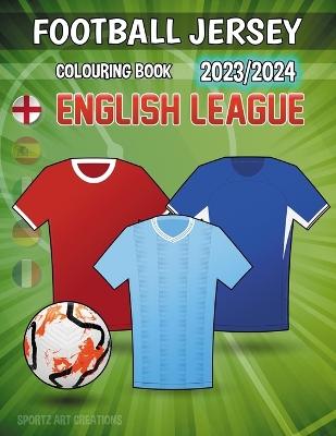 Book cover for Football Jersey (English League) Coloring Book