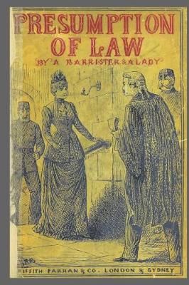 Book cover for Journal Vintage Penny Dreadful Book Cover Reproduction Presumption Law