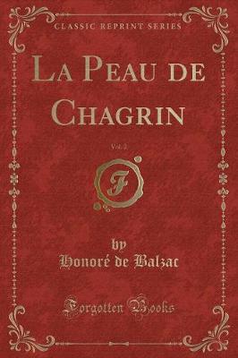 Book cover for La Peau de Chagrin, Vol. 2 (Classic Reprint)