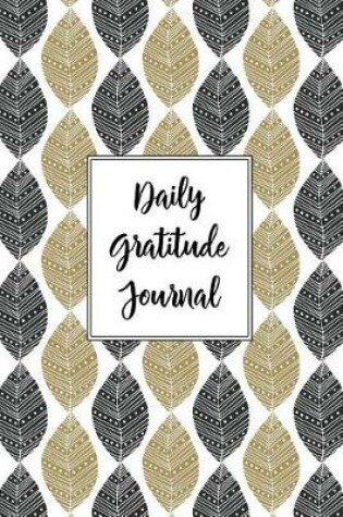 Cover of Gratitude Journal Abstract Leaves Pattern 1