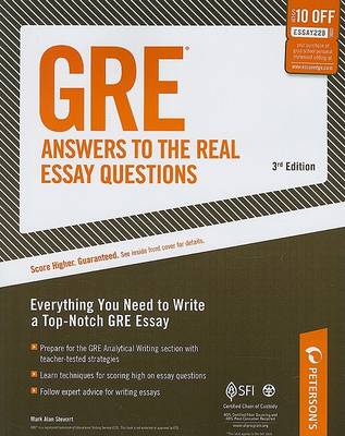 Cover of GRE Answers to the Real Essay Questions