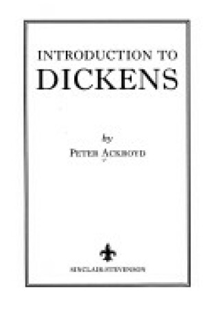 Cover of Introduction to Dickens