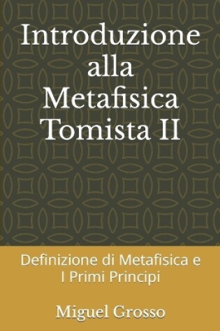 Cover of Introduzione alla Metafisica Tomista 2