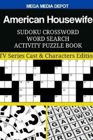 Cover of American Housewife Sudoku Crossword Word Search Activity Puzzle Book