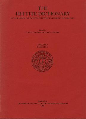 Book cover for Hittite Dictionary of the Oriental Institute of the University of Chicago Volume L-N, fascicle 1 (la- to ma-)