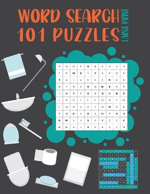 Book cover for Word Search 101 Puzzles Large Print