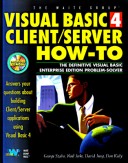 Cover of Visual Basic 4 Client/Server How-to