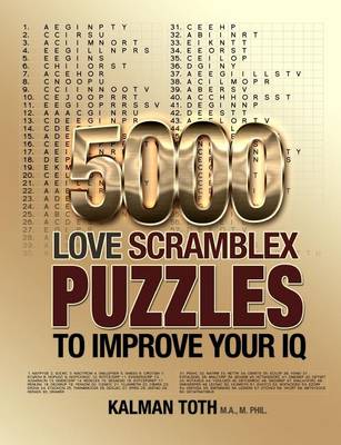 Book cover for 5000 Love Scramblex Puzzles to Improve Your IQ