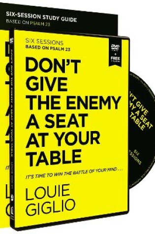 Cover of Don't Give the Enemy a Seat at Your Table Study Guide with DVD