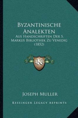 Cover of Byzantinische Analekten