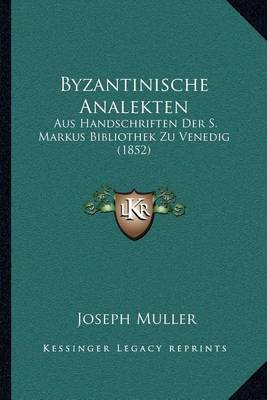Book cover for Byzantinische Analekten