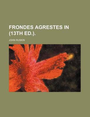 Book cover for Frondes Agrestes in (13th Ed.).