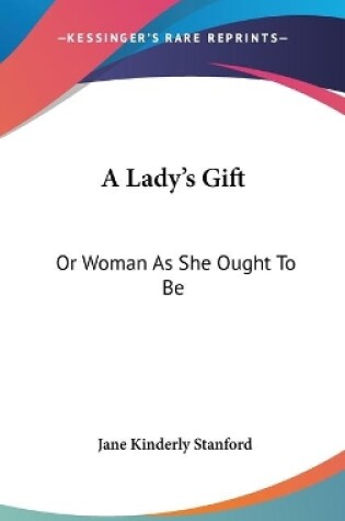 Cover of A Lady's Gift