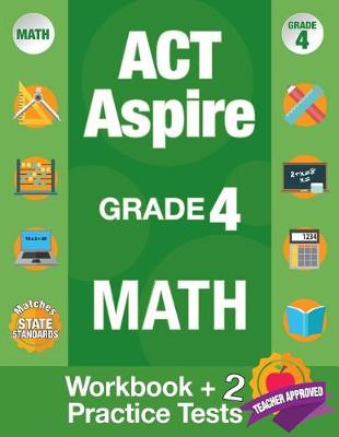 Book cover for ACT Aspire Grade 4 Math