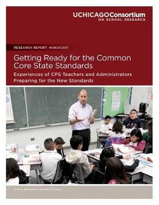 Book cover for Getting Ready for the Common Core State Standards