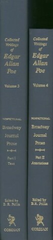 Book cover for Edgar Allan Poe: Writings in the Broadway Journal, Nonfictional Prose