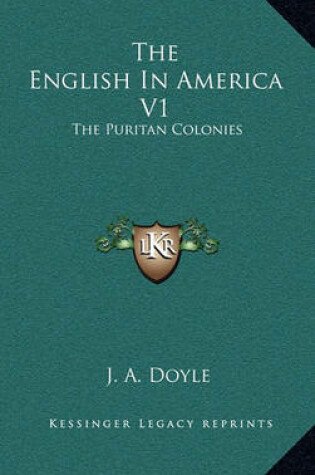 Cover of The English in America V1