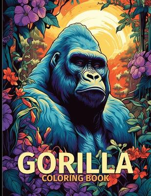 Book cover for Gorilla Coloring Book