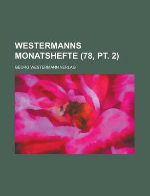 Book cover for Westermanns Monatshefte (78, PT. 2 )