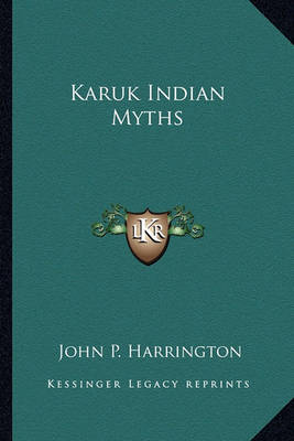 Book cover for Karuk Indian Myths