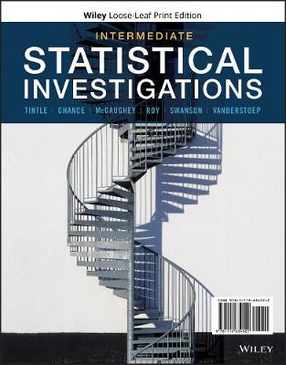 Book cover for Intermediate Statistical Investigations