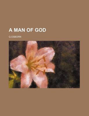 Book cover for A Man of God