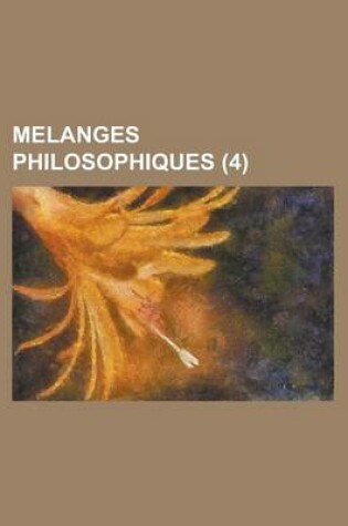 Cover of Melanges Philosophiques (4)