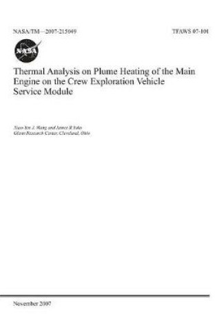 Cover of Thermal Analysis on Plume Heating of the Main Engine on the Crew Exploration Vehicle Service Module
