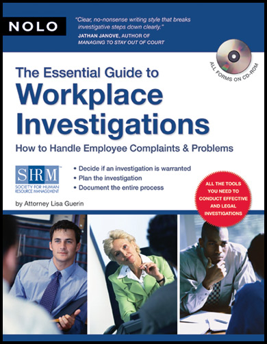 Book cover for The Essential Guide to Workplace Investigations