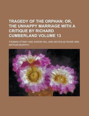 Book cover for Tragedy of the Orphan Volume 13