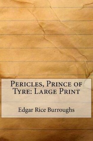 Cover of Pericles, Prince of Tyre
