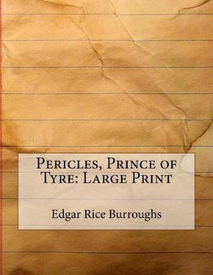 Book cover for Pericles, Prince of Tyre