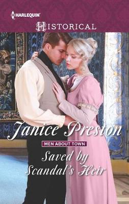 Book cover for Saved by Scandal's Heir