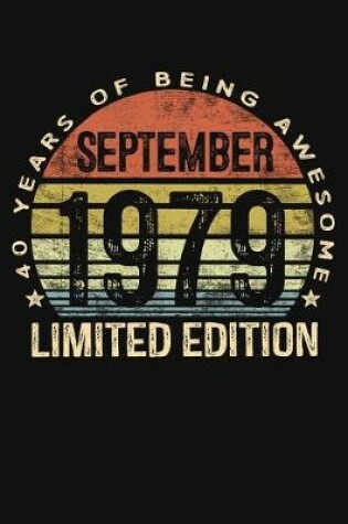 Cover of September 1979 Limited Edition 40 Years of Being Awesome