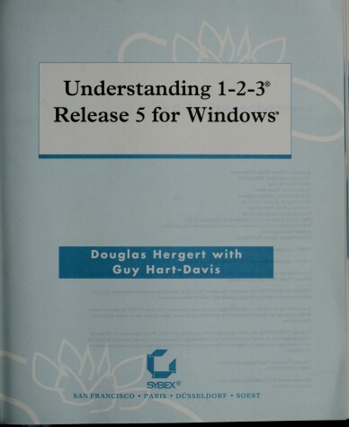 Book cover for Understanding 1-2-3 Release X for Windows