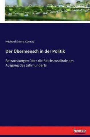 Cover of Der Übermensch in der Politik