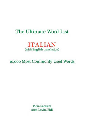 Book cover for The Ultimate Word List - Italian