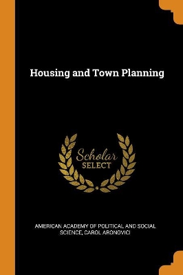 Book cover for Housing and Town Planning