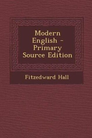 Cover of Modern English