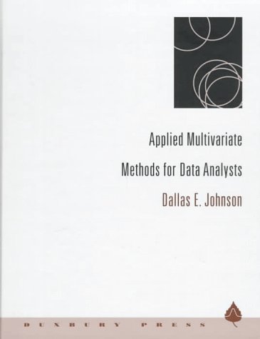 Cover of Applied Multivariate Methods for Data Analysts