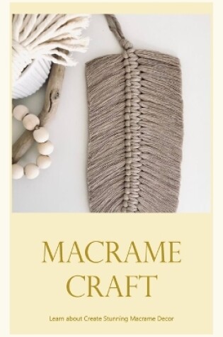 Cover of Macrame Craft