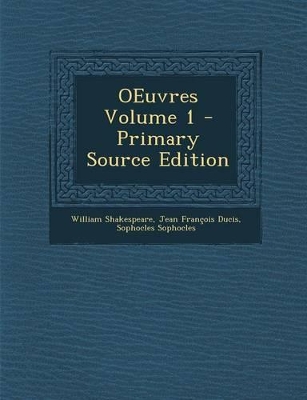 Book cover for Oeuvres Volume 1