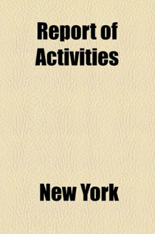 Cover of Report of Activities